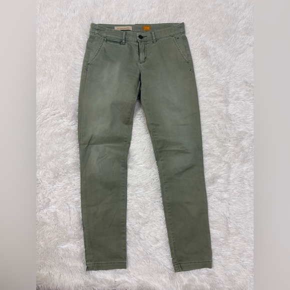 Pilcro Pants - Pilcro Sage Green Trousers